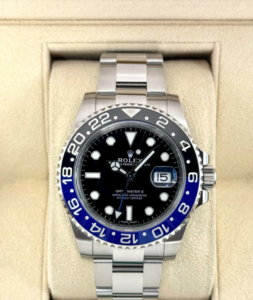 2016 Rolex GMT-Master II "Batman" 40mm 116710BLNR Oyster