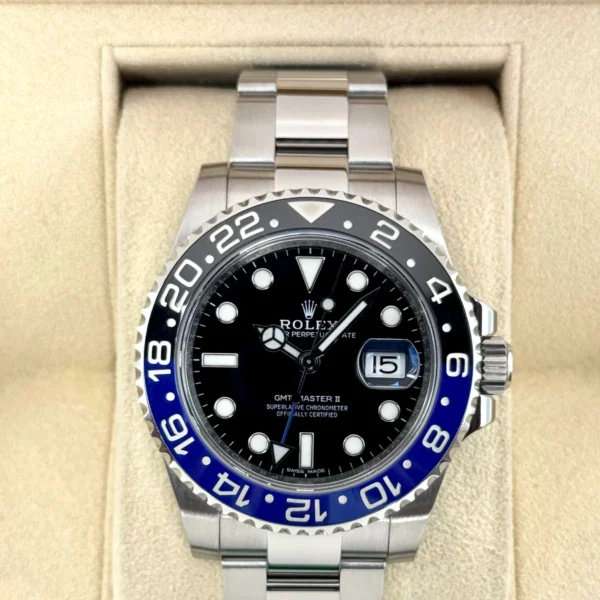 2016 Rolex GMT-Master II "Batman" 40mm 116710BLNR Oyster