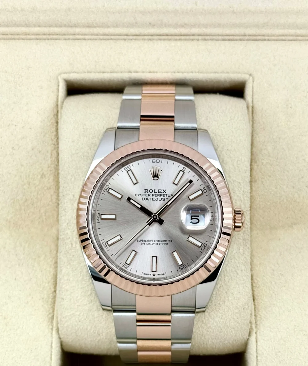 2023 Rolex Datejust 41mm 126331 Two-Tone Oyster Sundust Dial