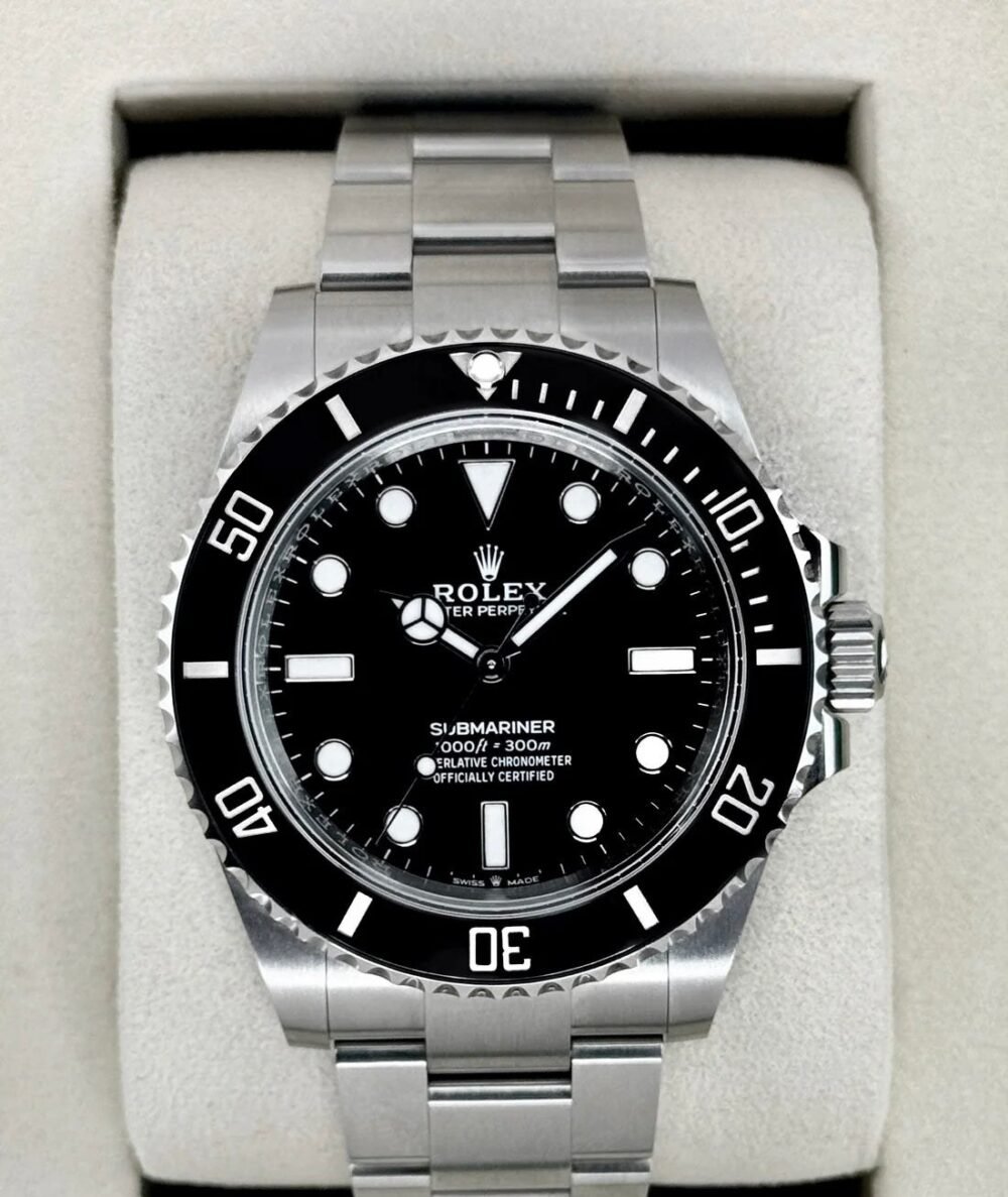 2025 Rolex Submariner 41mm 124060 Stainless Steel Black Dial