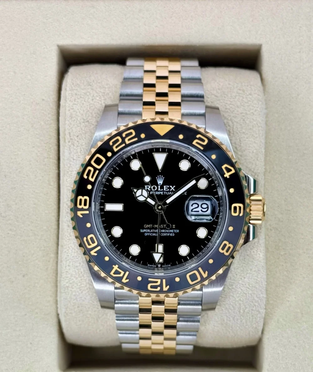 2025 Rolex GMT-Master II 40mm 126713GRNR Two-Tone Jubilee