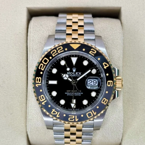 2025 Rolex GMT-Master II 40mm 126713GRNR Two-Tone Jubilee