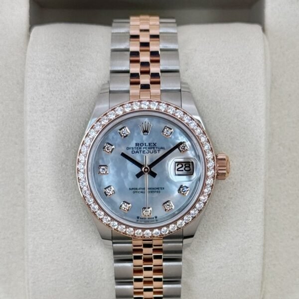 NEW 2026 Rolex Datejust 28mm 279381RBR Mother of Pearl Diamond Dial