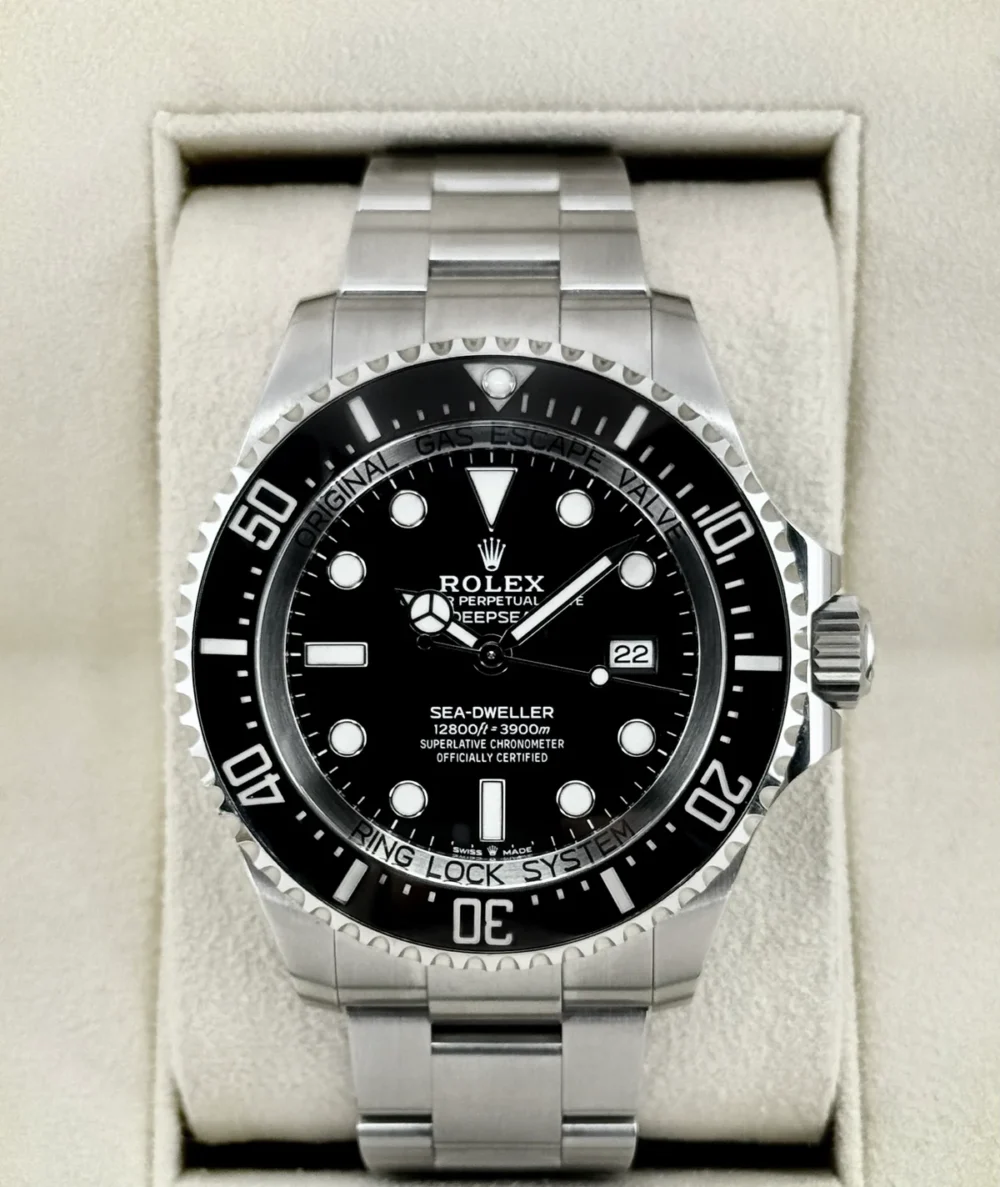 2019 Rolex Deepsea 44mm 126660 Stainless Steel Black Dial