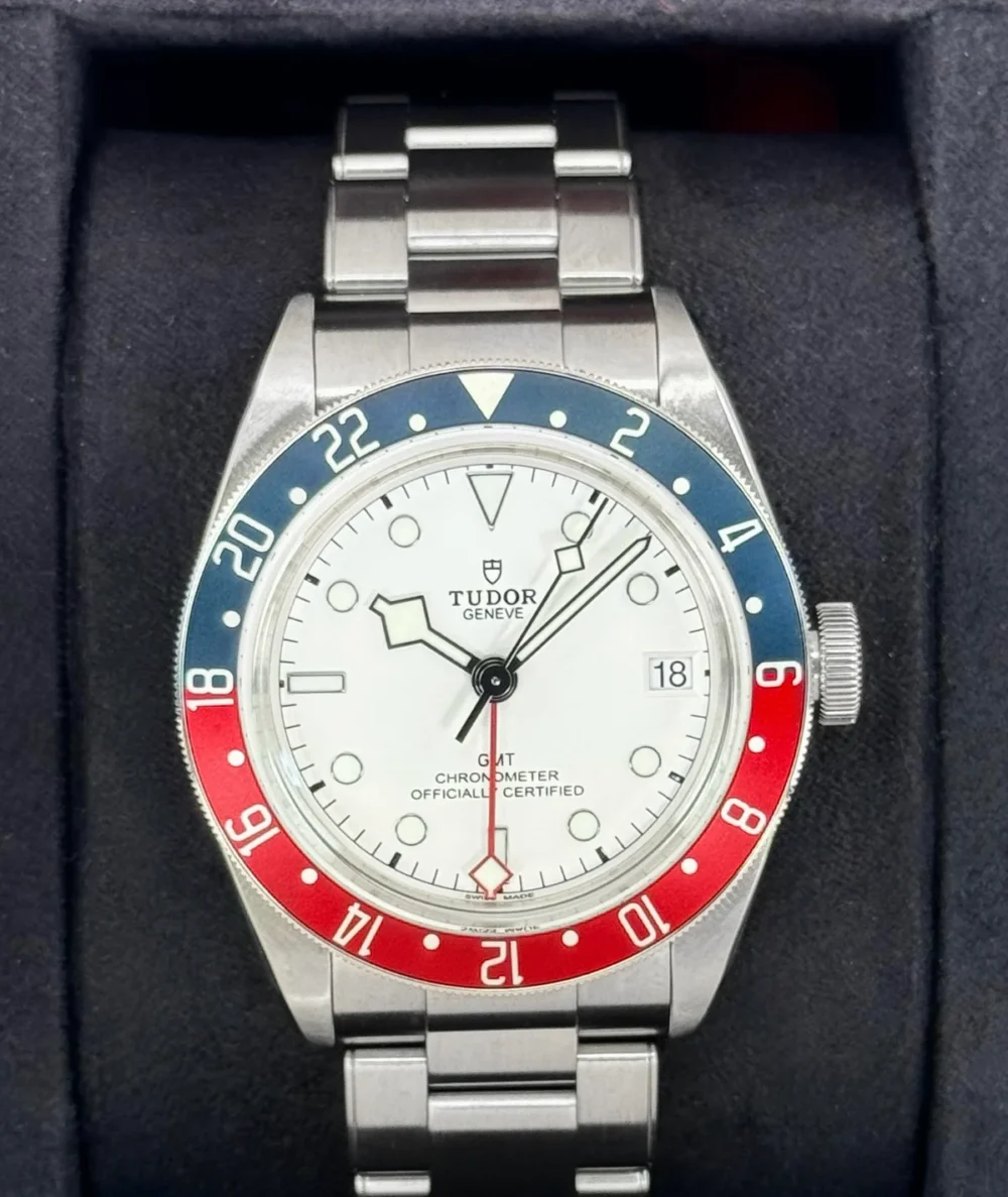 2023 Tudor Black Bay GMT 41mm 79830RB Stainless Steel White Dial