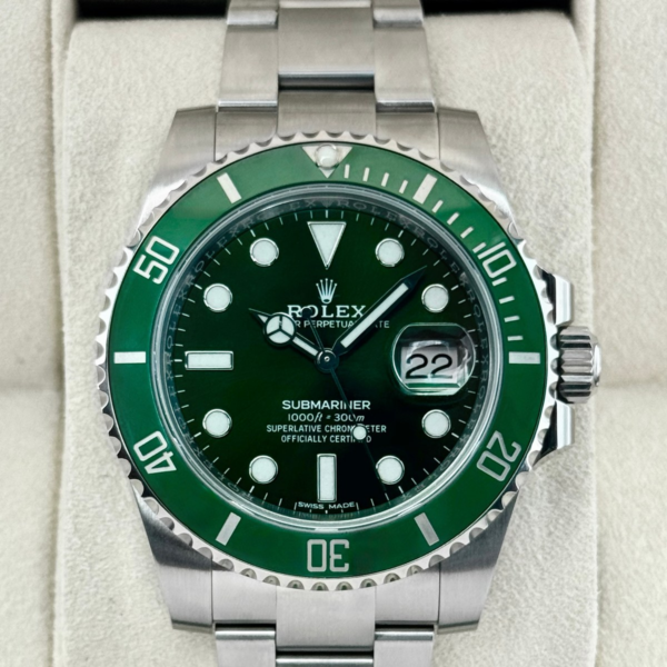 2017 Rolex Submariner “Hulk” 40mm 116610LV Green Dial