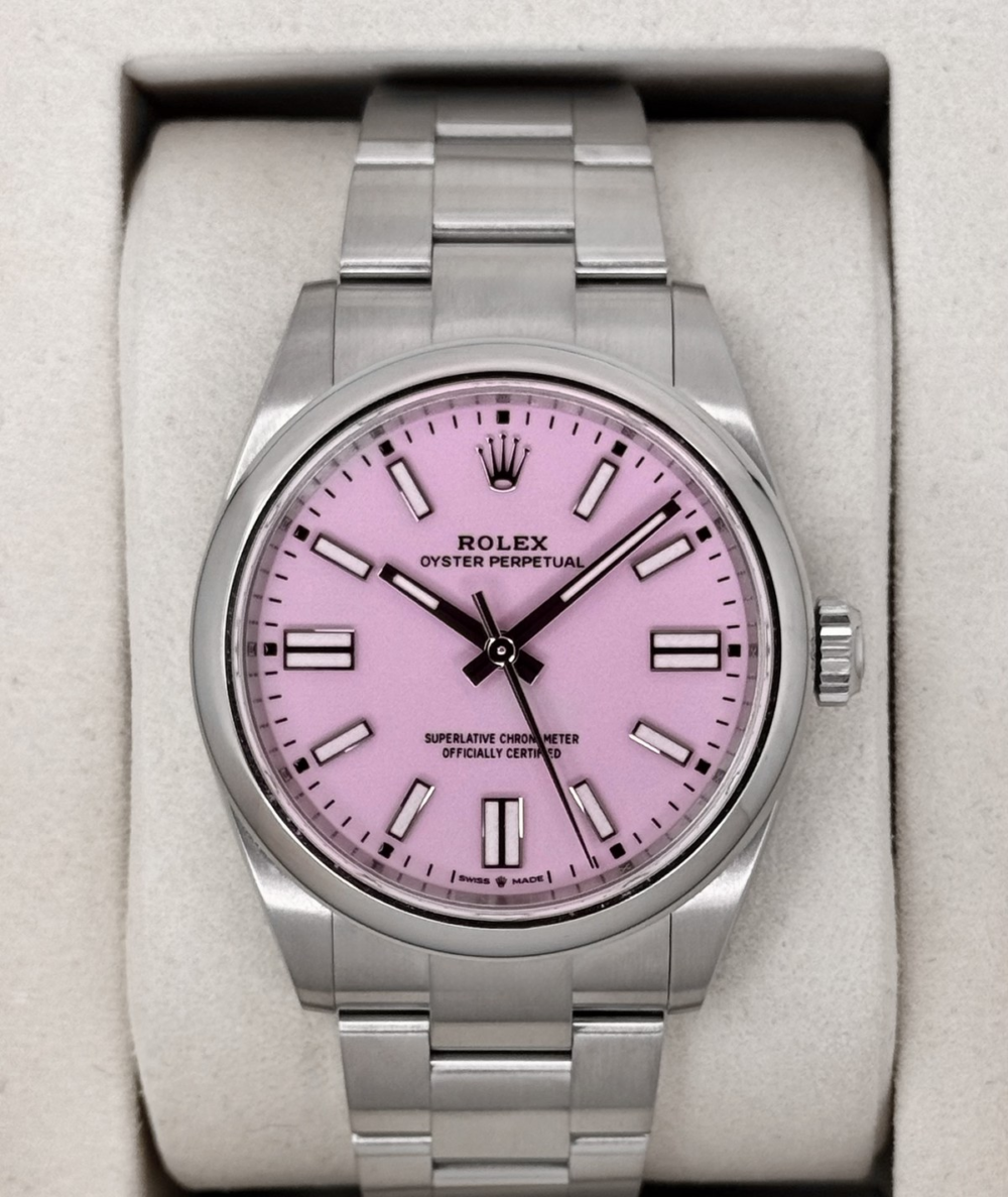 2026 Rolex Oyster Perpetual 41mm 134300 Candy Pink Dial