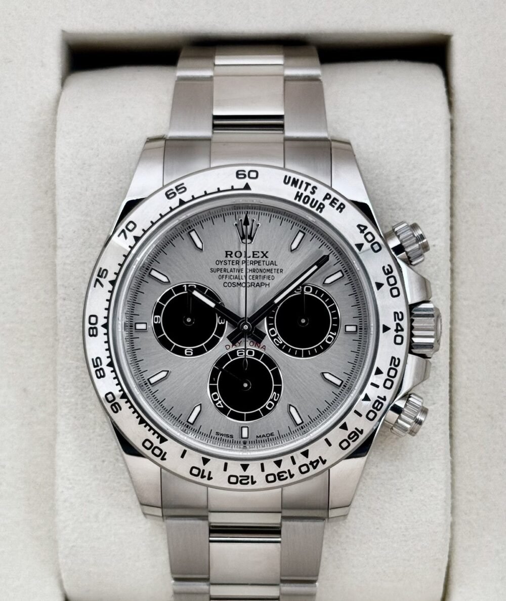 NEW 2026 Rolex Daytona 40mm 126509 White Gold Silver Ghost Dial