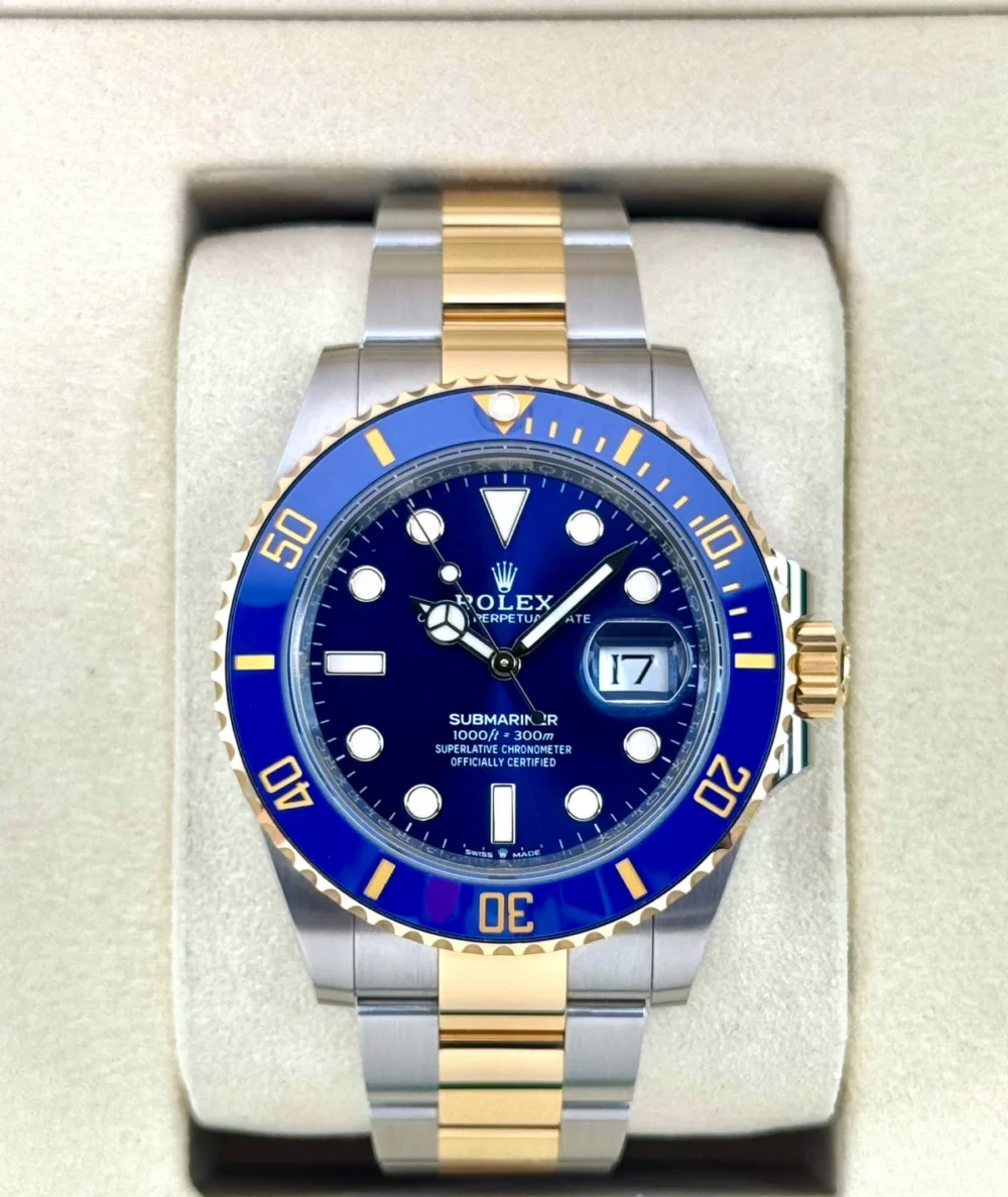2025 Rolex Submariner "Bluesy" 41mm 126613LB Two-Tone Blue Dial