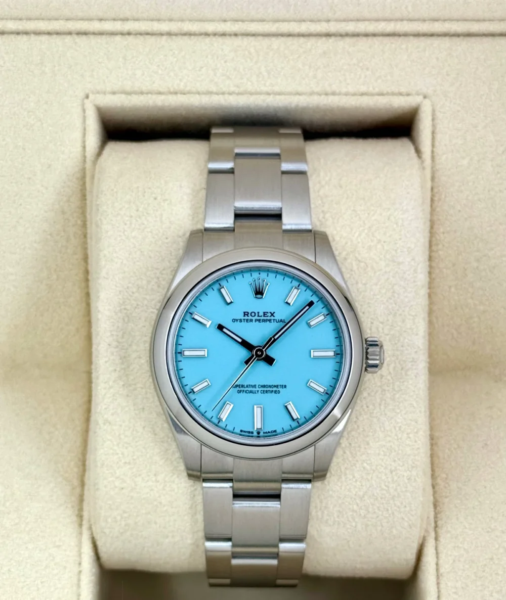 2023 Rolex Oyster Perpetual 31mm 277200 Turquoise Tiffany Blue Dial