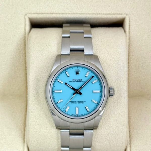 2023 Rolex Oyster Perpetual 31mm 277200 Turquoise Tiffany Blue Dial