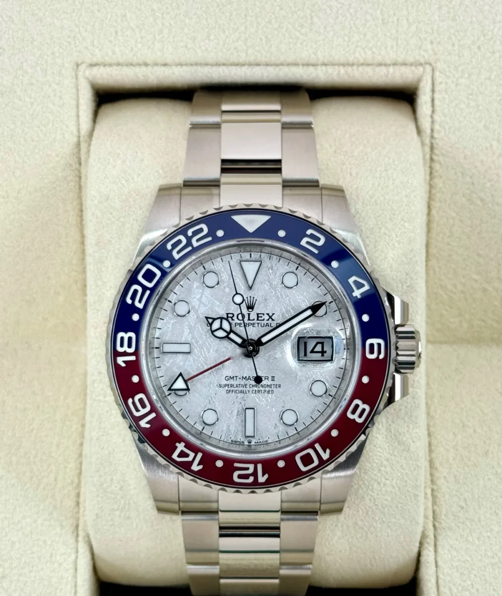 2022 Rolex GMT-Master II "Pepsi" 40mm 126719BLRO Meteorite Dial