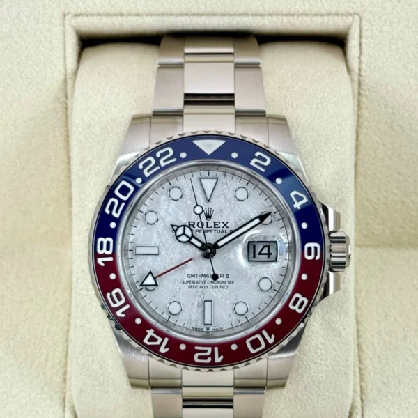 2022 Rolex GMT-Master II "Pepsi" 40mm 126719BLRO Meteorite Dial