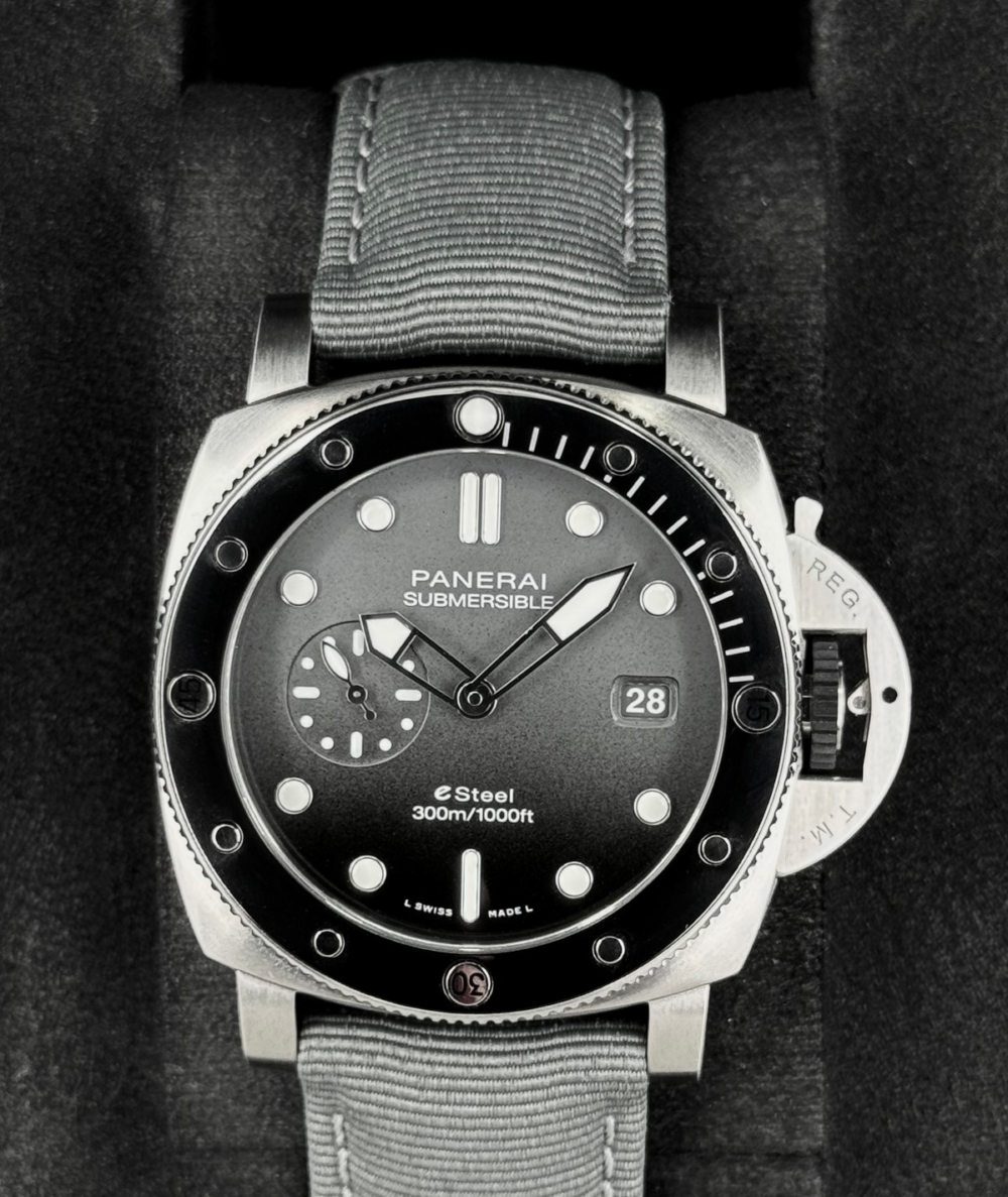 2022 Panerai Quarantaquattro 44mm PAM01288 Stainless Steel Grey Dial