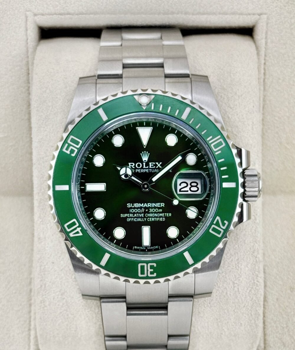 2018 Rolex Submariner “Hulk” 40mm 116610LV Green Dial
