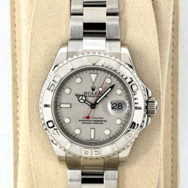 2025 CPO Rolex Yacht-Master 40mm 16622 Platinum Bezel and Dial