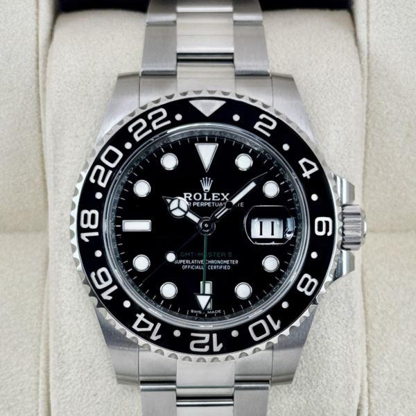 2018 Rolex GMT-Master II 40mm 116710LN Stainless Steel Black Dial