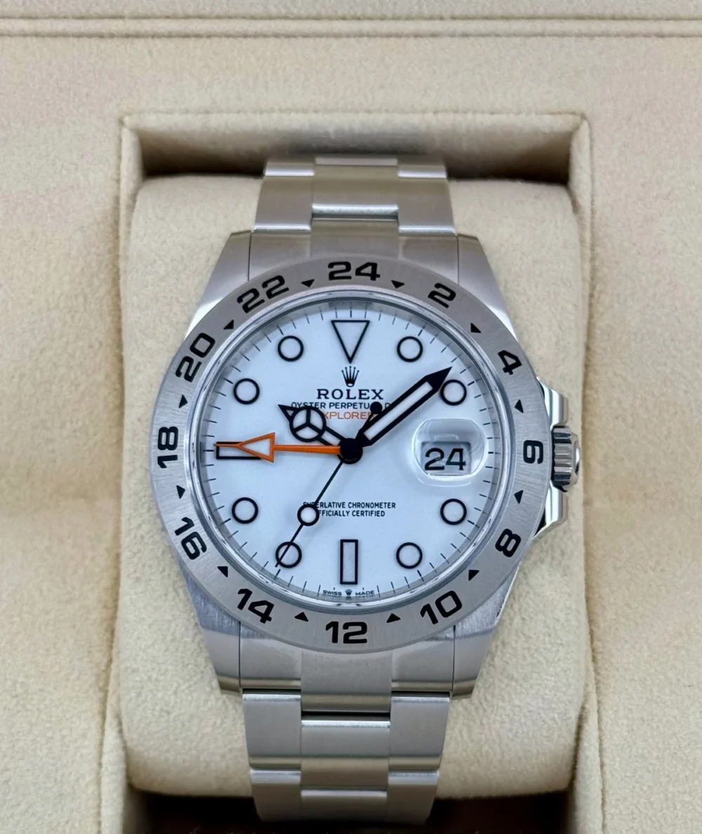 NEW 2025 Rolex Explorer II 42mm 226570 Polar White Dial