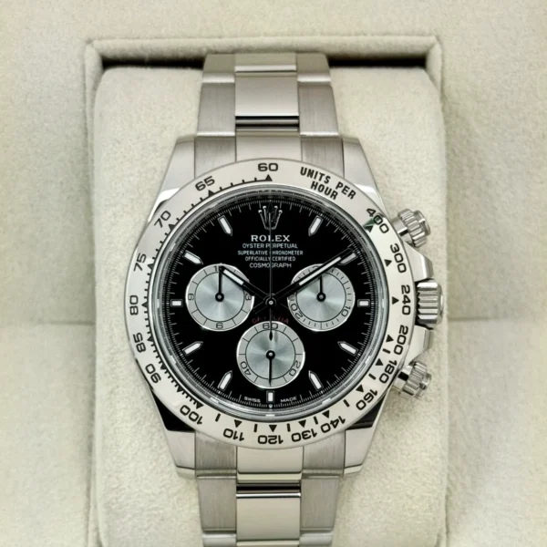 2024 Rolex Daytona 40mm 126509 White Gold Black Dial