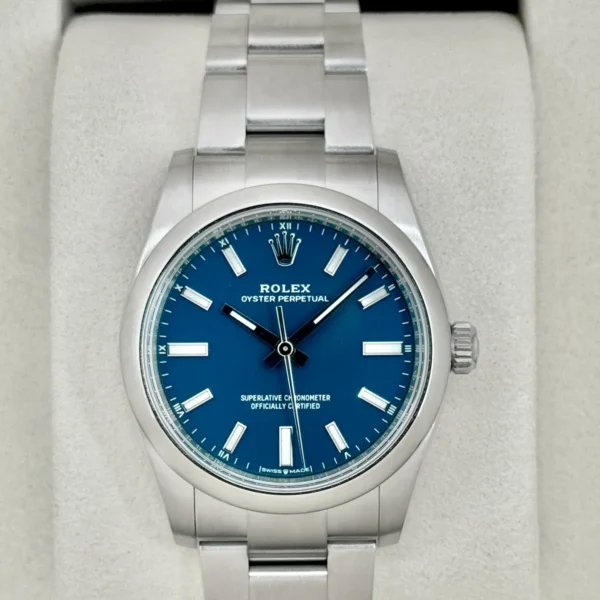 NEW 2026 Rolex Oyster Perpetual 31mm 277200 Med Blue Dial