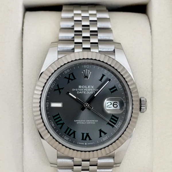 NEW 2025 Rolex Datejust 41mm 126334 Jubilee Wimbledon Dial