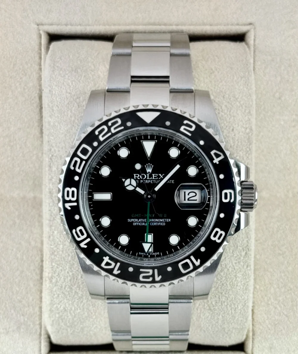2017 Rolex GMT-Master II 40mm 116710LN Stainless Steel Black Dial (with RSC)