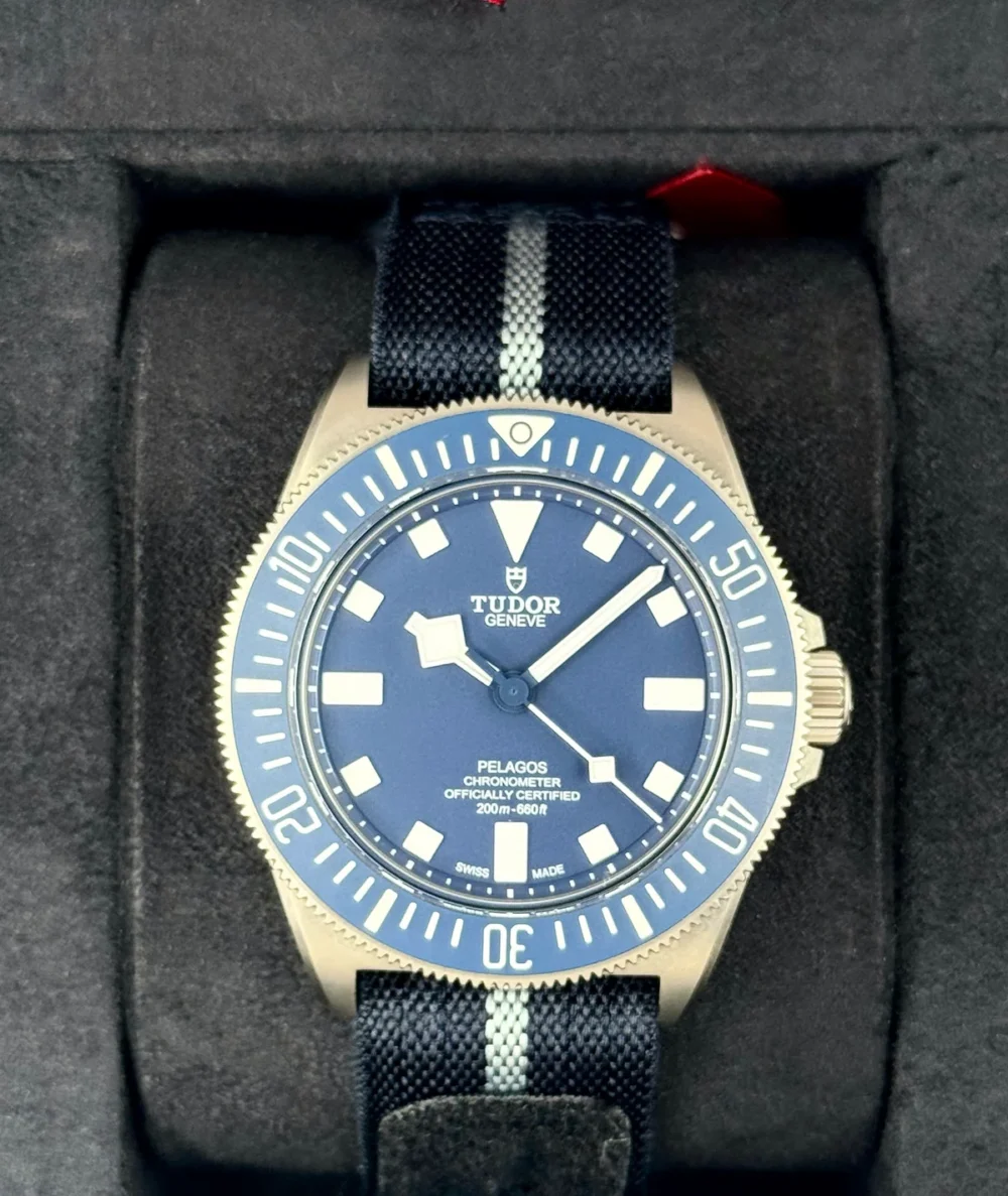 2022 Tudor Pelagos 42mm 25707B/22 Titanium Blue Dial