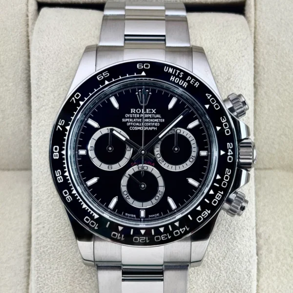 2024 Rolex Daytona 40mm 126500LN Stainless Steel Black Dial