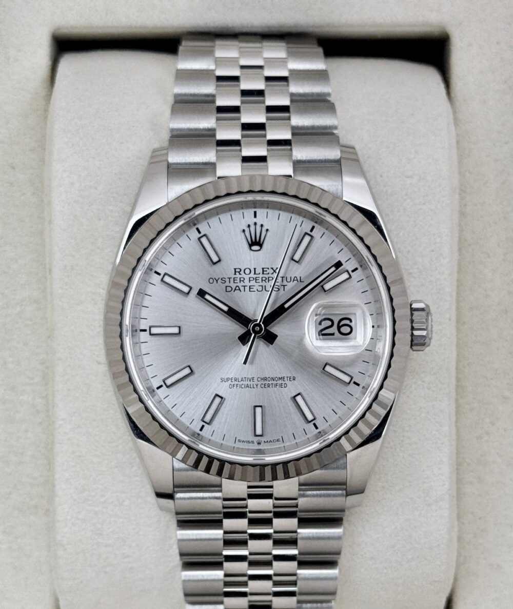 NEW 2026 Rolex Datejust 36mm 126234 Stainless Steel Jubilee Silver Dial