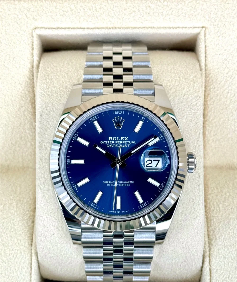 NEW 2025 Rolex Datejust 41mm 126334 Stainless Steel Jubilee Blue Dial