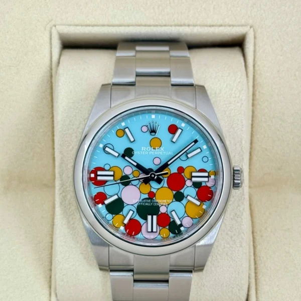 2024 Rolex Oyster Perpetual 41mm 124300 Celebration Dial