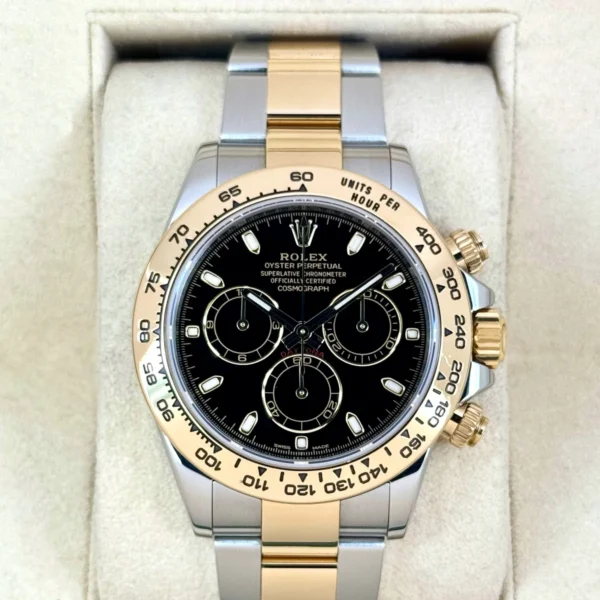 2017 Rolex Daytona 40mm 116503 Two-Tone Black Dial