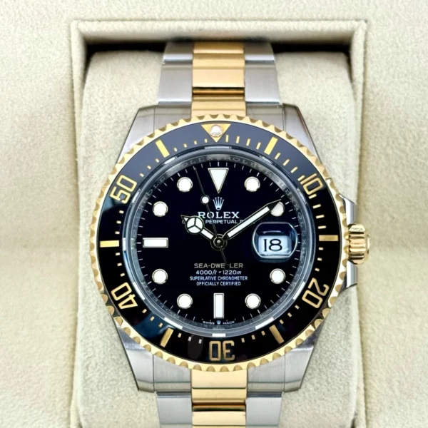 2023 Rolex Sea-Dweller 43mm 126603 Two-Tone Black Dial
