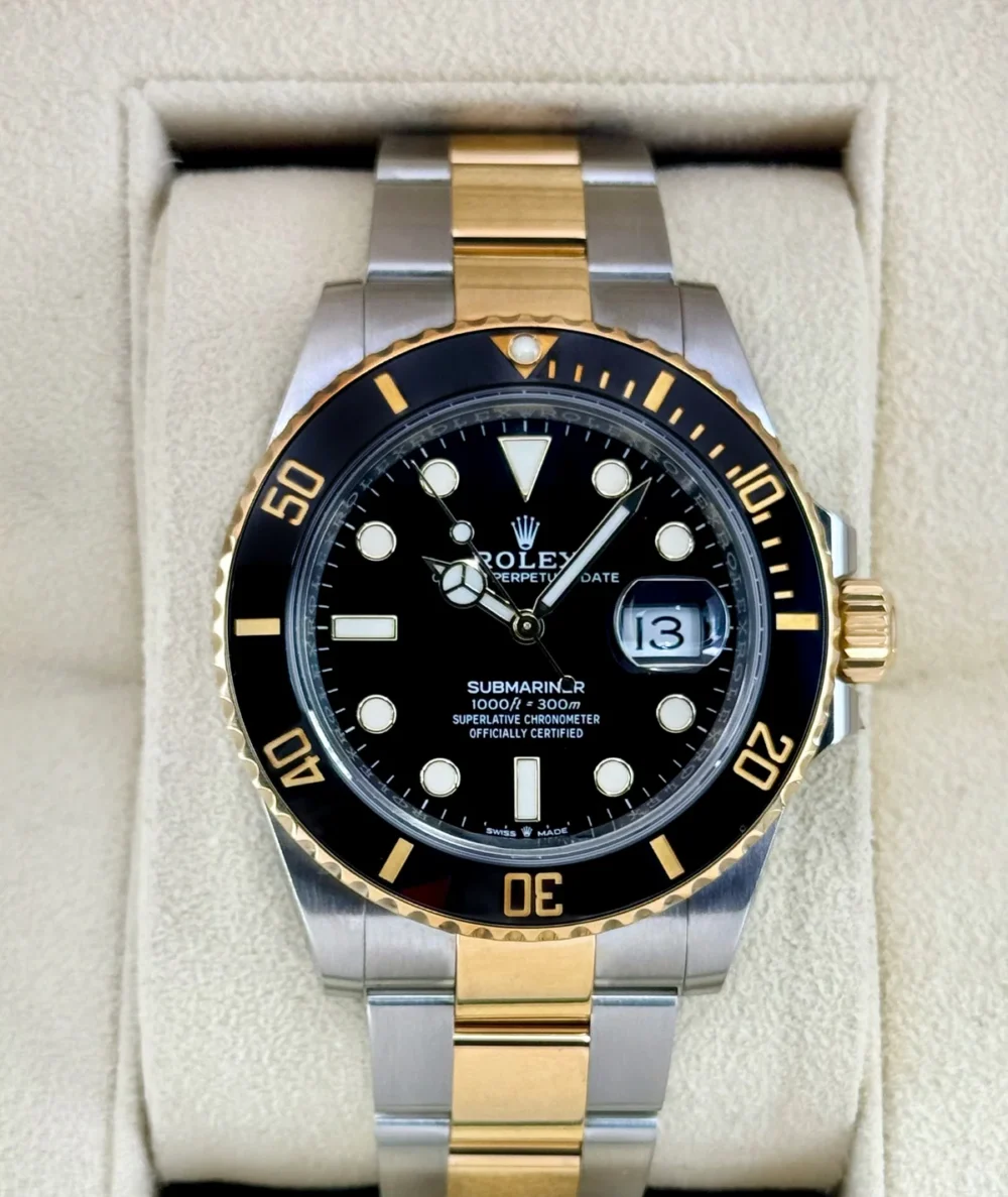 2021 Rolex Submariner 41mm 126613LN Two-Tone Black Dial
