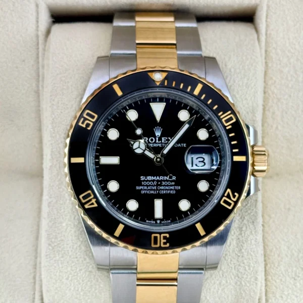 2021 Rolex Submariner 41mm 126613LN Two-Tone Black Dial