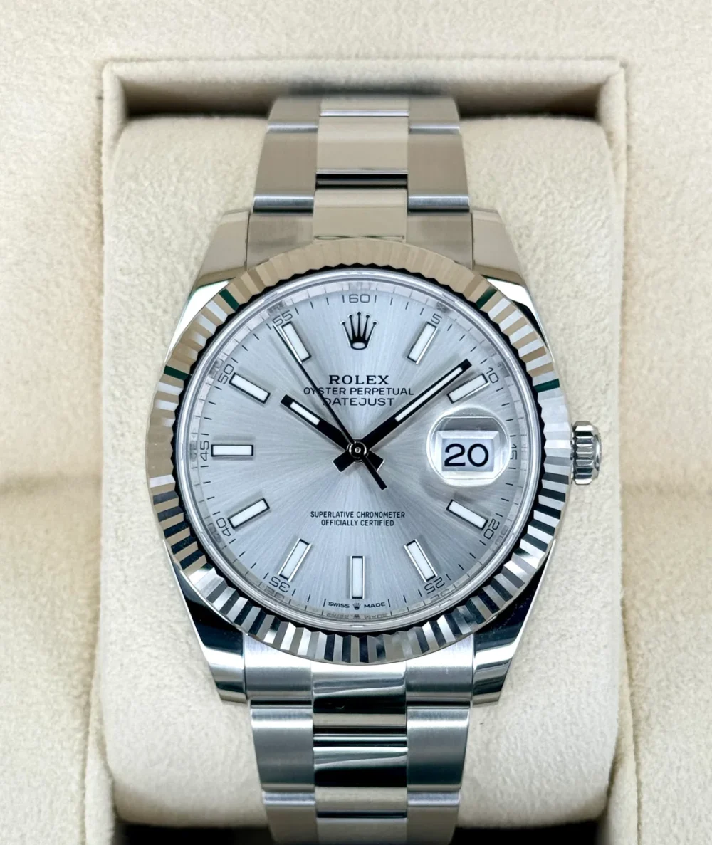 NEW 2025 Rolex Datejust 41mm 126334 Stainless Steel Oyster Silver Dial