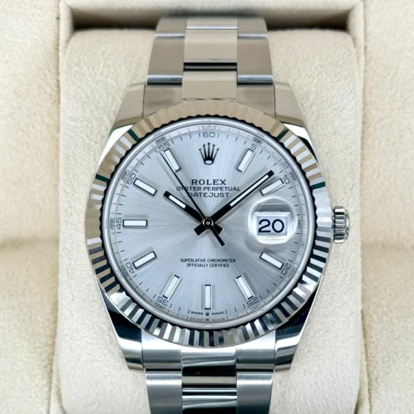 NEW 2025 Rolex Datejust 41mm 126334 Stainless Steel Oyster Silver Dial