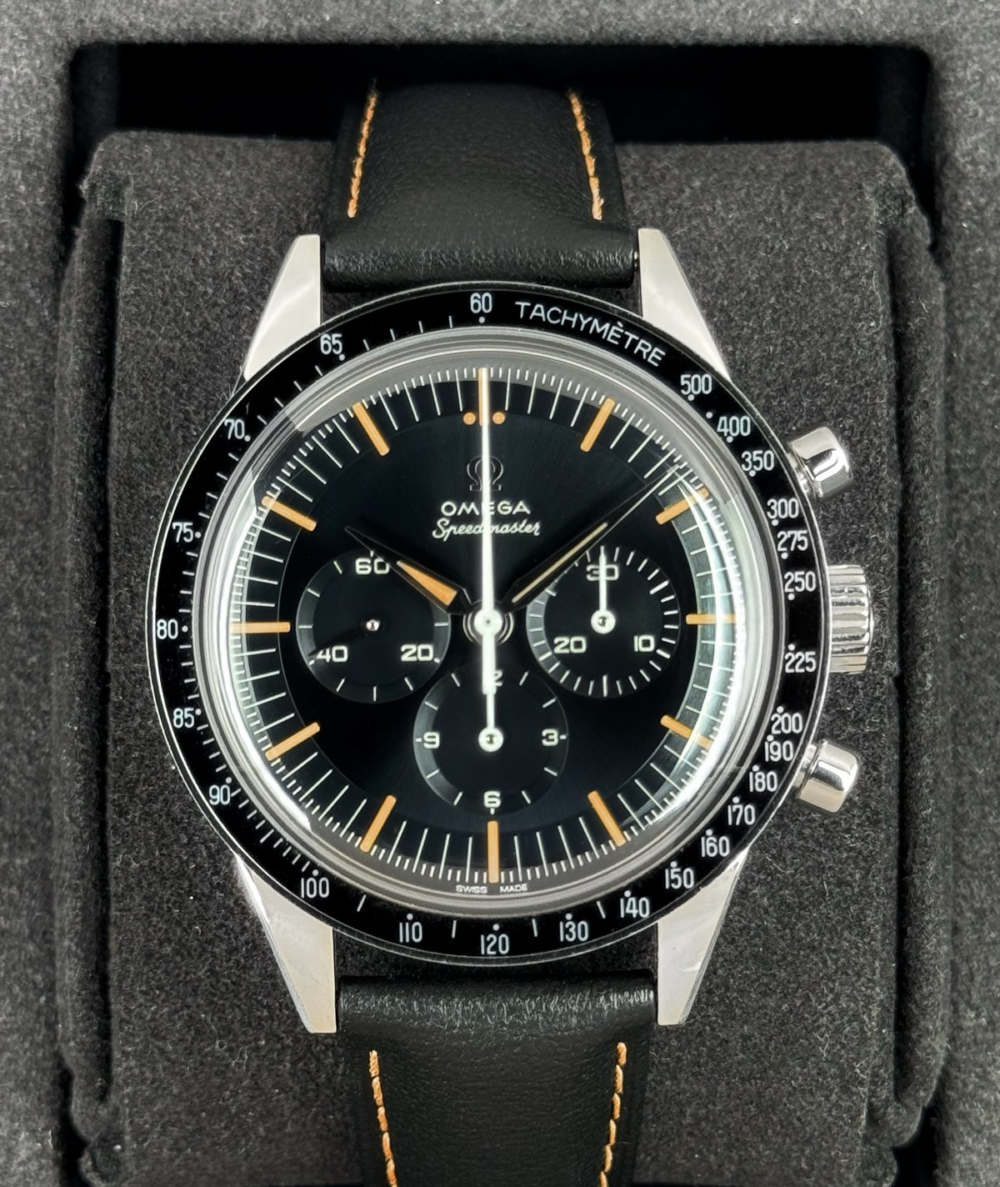 2025 Omega Speedmaster 1st Omega in Space 39.7mm 310.32.40.50.06.001 Black Dial