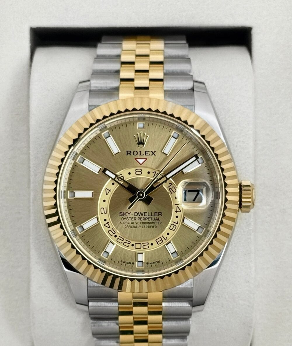 NEW 2026 Rolex Sky-Dweller 42mm 336933 Jubilee Champagne Dial