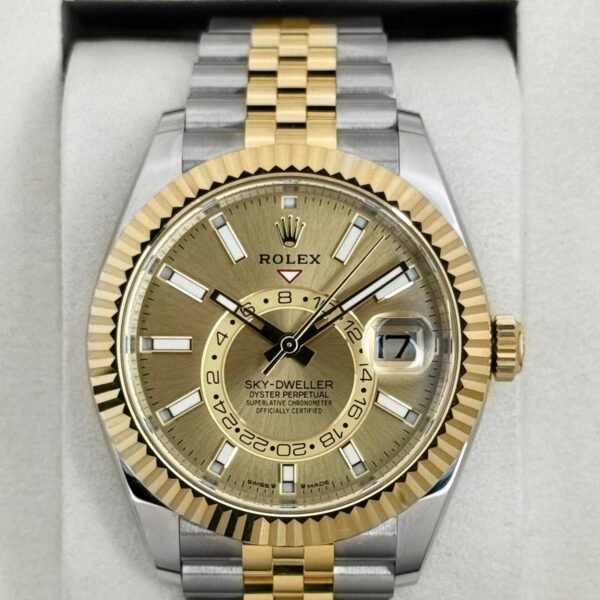 NEW 2026 Rolex Sky-Dweller 42mm 336933 Jubilee Champagne Dial