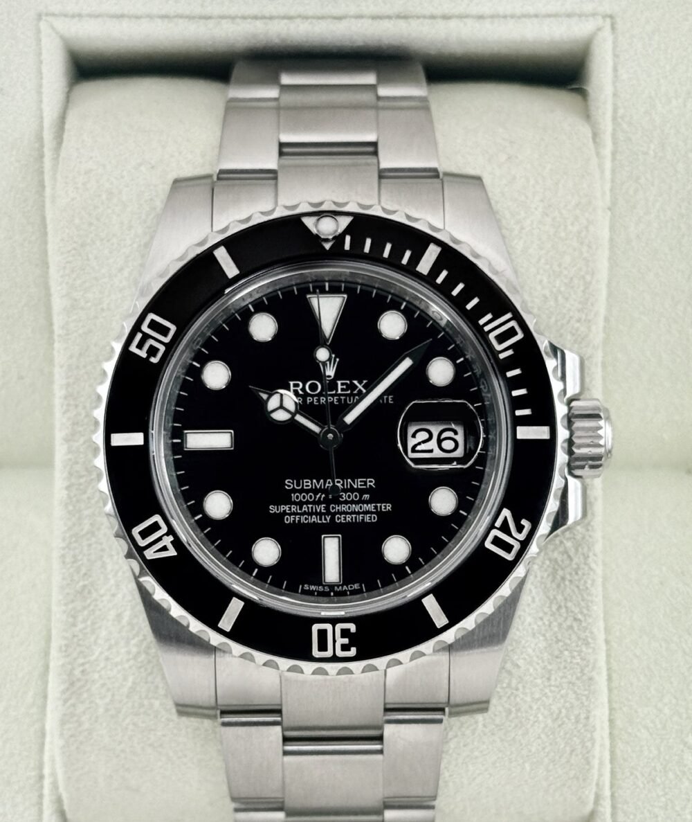 2013 Rolex Submariner 40mm 116610LN Stainless Steel Black Dial