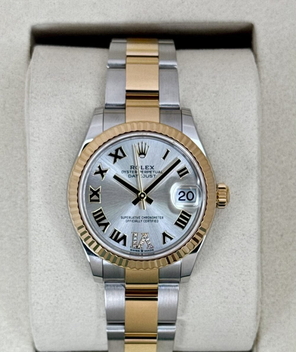 NEW 2026 Rolex Datejust 31mm 278273 Two-Tone Oyster Silver Diamond Dial