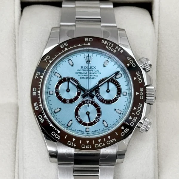 NEW 2016 Rolex Daytona 40mm 116506 Platinum Ice Blue Dial (STICKERED)