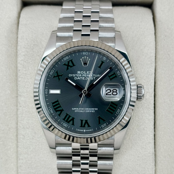 2025 Rolex Datejust 36mm 126234 Jubilee Wimbledon Dial