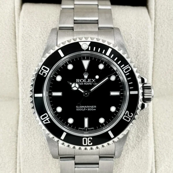 2004 Rolex Submariner 40mm 14060M Stainless Steel Two-Liner Black Dial