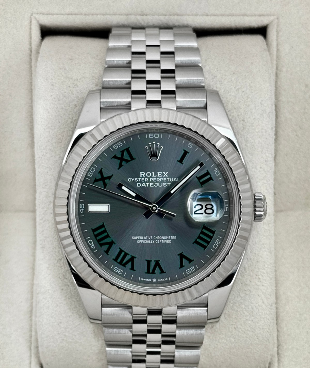 2024 Rolex Datejust 41mm 126334 Jubilee Wimbledon Dial