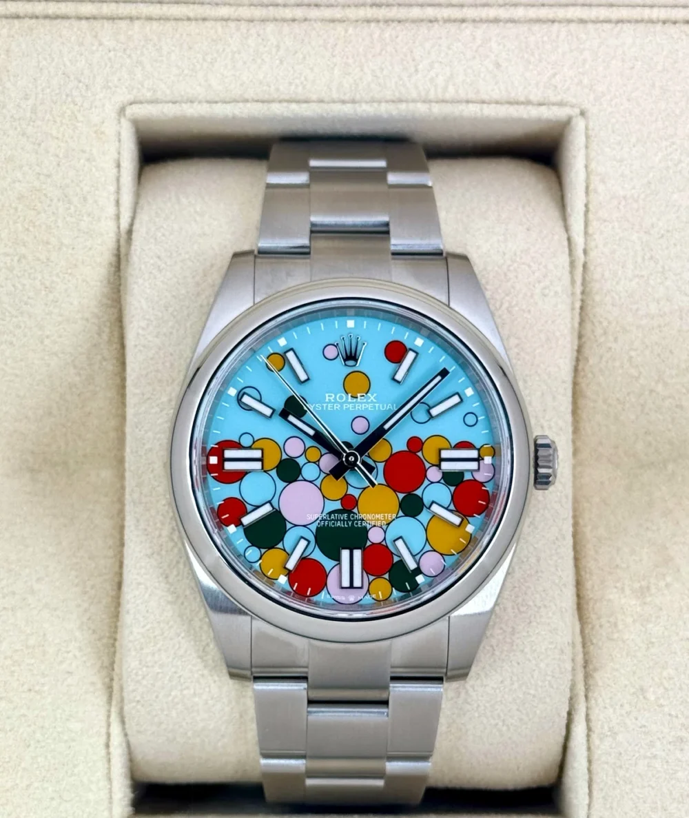 NEW 2025 Rolex Oyster Perpetual 41mm 124300 Celebration Dial