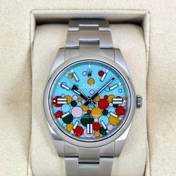 NEW 2025 Rolex Oyster Perpetual 41mm 124300 Celebration Dial