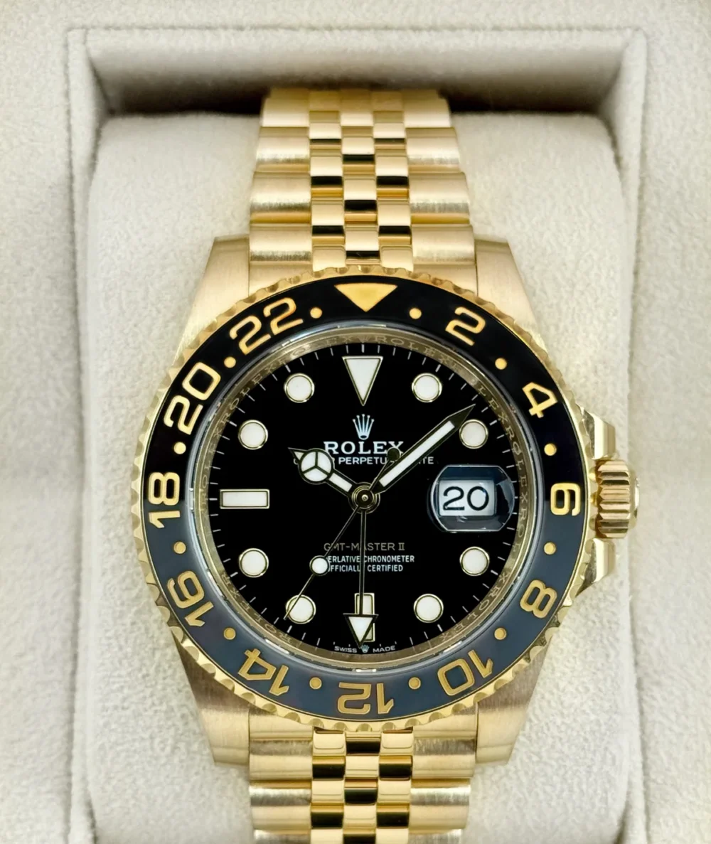 2023 Rolex GMT-Master II 40mm 126718GRNR Jubilee Black Dial