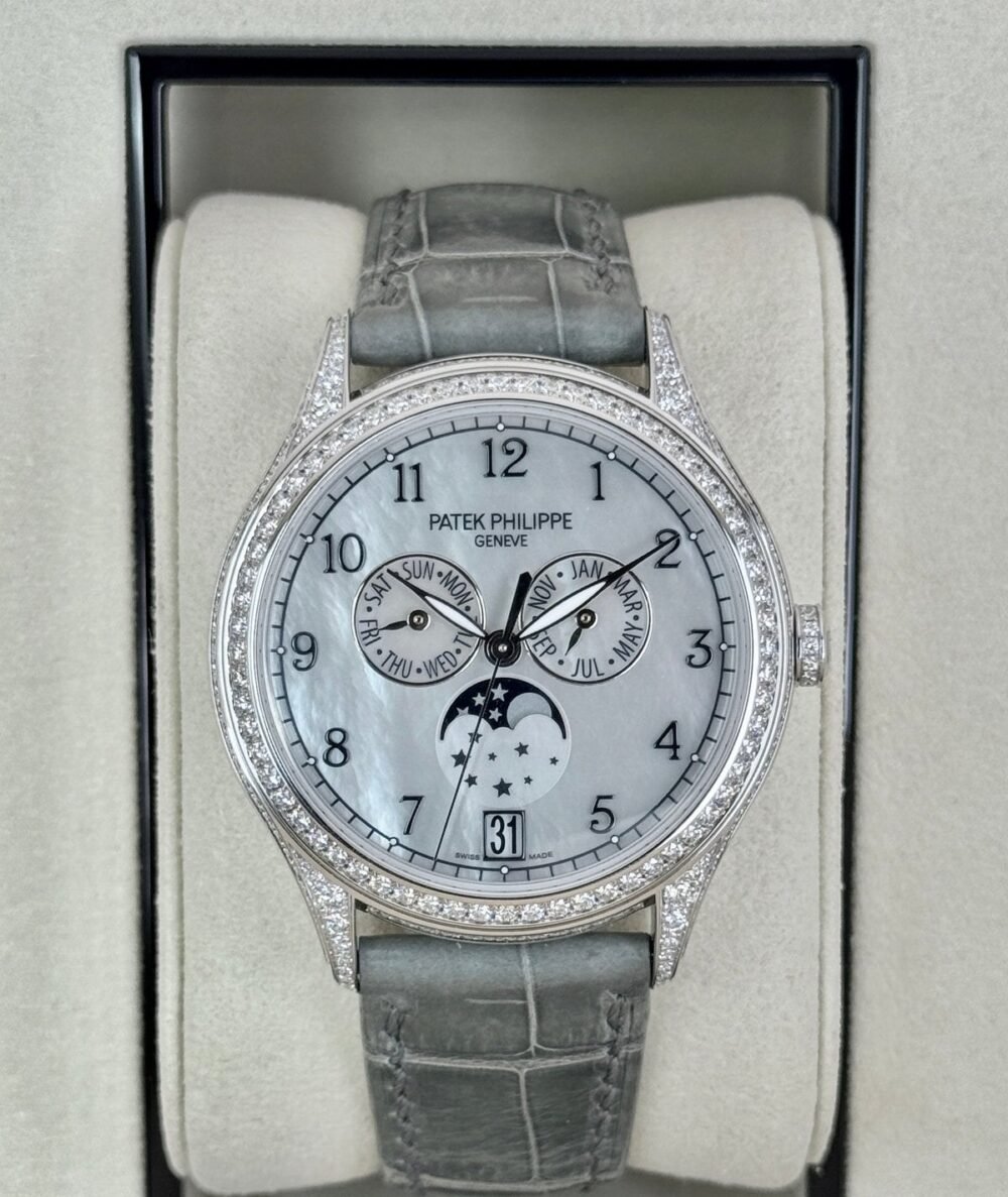 NEW 2026 Patek Philippe Annual Calendar 38mm 4948G White Gold Mother of Pearl Dial